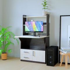 Компьютерный стол СП-1 (Венге/Дуб молочный) в Талице - talica.mebel24.online | фото 3