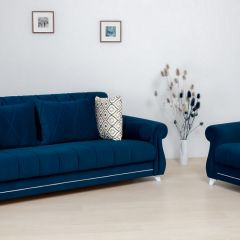 Комплект Роуз ТД 410 диван-кровать + кресло + комплект подушек в Талице - talica.mebel24.online | фото 1