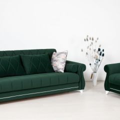 Комплект Роуз ТД 411 диван-кровать + кресло + комплект подушек в Талице - talica.mebel24.online | фото 1