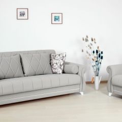 Комплект Роуз ТД 414 диван-кровать + кресло + комплект подушек в Талице - talica.mebel24.online | фото