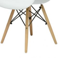 Кресло Barneo N-14 WoodMold белый в Талице - talica.mebel24.online | фото 2