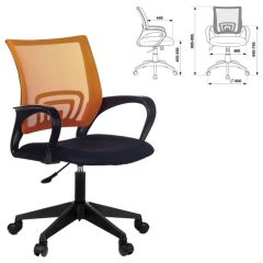 Кресло BRABIX "Fly MG-396" (оранжевое/черное) 532084 в Талице - talica.mebel24.online | фото 2