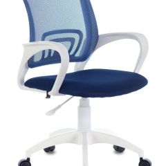 Кресло BRABIX "Fly MG-396W" (белый/темно-синее) 532399 в Талице - talica.mebel24.online | фото
