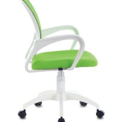 Кресло BRABIX "Fly MG-396W", пластик белый, сетка, салатовое, 532403 в Талице - talica.mebel24.online | фото 2