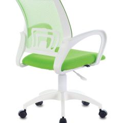 Кресло BRABIX "Fly MG-396W", пластик белый, сетка, салатовое, 532403 в Талице - talica.mebel24.online | фото 3