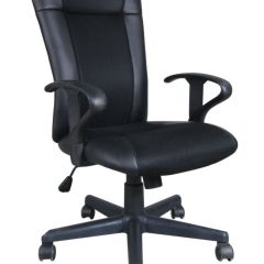 Кресло BRABIX "Optima MG-370" (экокожа/ткань, черное) 531580 в Талице - talica.mebel24.online | фото