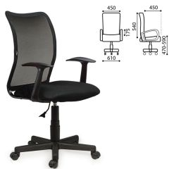 Кресло BRABIX "Spring MG-307" (черное TW) 531406 в Талице - talica.mebel24.online | фото 2