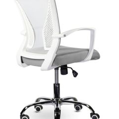 Кресло BRABIX "Wings MG-306" (пластик белый, хром, сетка, серое) 532012 в Талице - talica.mebel24.online | фото 4