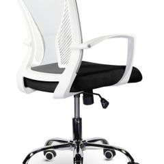 Кресло BRABIX "Wings MG-306" (пластик белый, хром, сетка, серое/черное) 532010 в Талице - talica.mebel24.online | фото 4