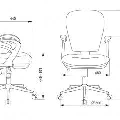 Кресло Бюрократ CH-513AXN/#B черный в Талице - talica.mebel24.online | фото 4