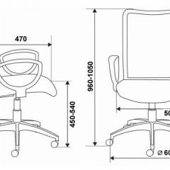 Кресло Бюрократ CH-599AXSN/TW-11 чёрный в Талице - talica.mebel24.online | фото 3