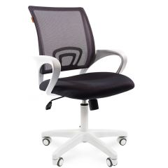 Кресло для оператора CHAIRMAN 696 white (ткань TW-12/сетка TW-04) в Талице - talica.mebel24.online | фото