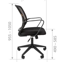 Кресло для оператора CHAIRMAN 698 (ткань/сетка TW - оранжевый) в Талице - talica.mebel24.online | фото 3