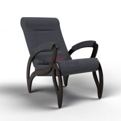 Кресло для отдыха Зельден 20-Т-ГР (тканьвенге) ГРАФИТ в Талице - talica.mebel24.online | фото