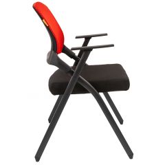Кресло для посетителей CHAIRMAN NEXX (ткань стандарт черный/сетка DW-69) в Талице - talica.mebel24.online | фото 3