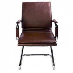 Кресло для посетителя Бюрократ CH-993-Low-V/Brown коричневый в Талице - talica.mebel24.online | фото 4