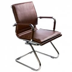Кресло для посетителя Бюрократ CH-993-Low-V/Brown коричневый в Талице - talica.mebel24.online | фото