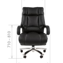 Кресло для руководителя CHAIRMAN 405 (Кожа) Черное в Талице - talica.mebel24.online | фото 4