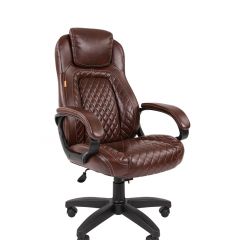 Кресло для руководителя  CHAIRMAN 432 (Экокожа коричневая) в Талице - talica.mebel24.online | фото