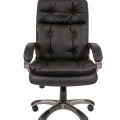 Кресло для руководителя  CHAIRMAN 442 (экокожа черная) в Талице - talica.mebel24.online | фото 1
