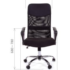 Кресло для руководителя CHAIRMAN 610 N(15-21 черный/сетка серый) в Талице - talica.mebel24.online | фото 2