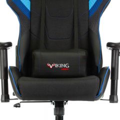 Кресло игровое Бюрократ VIKING 4 AERO BLUE черный/синий в Талице - talica.mebel24.online | фото 7