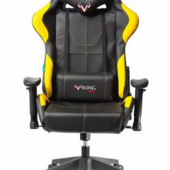 Кресло игровое Бюрократ VIKING 5 AERO YELLOW черный/желтый в Талице - talica.mebel24.online | фото 3