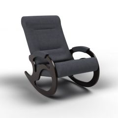 Кресло-качалка Вилла 11-Т-ГР (тканьвенге) ГРАФИТ в Талице - talica.mebel24.online | фото