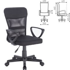 Кресло КОМПАКТНОЕ BRABIX "Jet MG-315" (черное) 531839 в Талице - talica.mebel24.online | фото 2