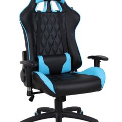 Кресло компьютерное BRABIX "GT Master GM-110" (черное/голубое) 531928 в Талице - talica.mebel24.online | фото