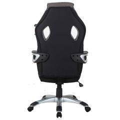 Кресло компьютерное BRABIX Techno GM-002 (ткань) черное/серое, вставки белые (531815) в Талице - talica.mebel24.online | фото 6