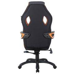 Кресло компьютерное BRABIX Techno Pro GM-003 (ткань черное/серое, вставки оранжевые) 531813 в Талице - talica.mebel24.online | фото 5