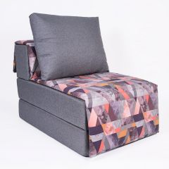 Кресло-кровать бескаркасное Харви (серый-сноу манго) в Талице - talica.mebel24.online | фото