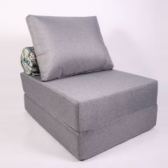 Кресло-кровать-пуф бескаркасное Прайм (Серый) в Талице - talica.mebel24.online | фото