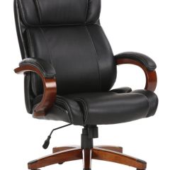 Кресло офисное BRABIX PREMIUM "Magnum EX-701" (дерево, рециклированная кожа, черное) 531827 в Талице - talica.mebel24.online | фото