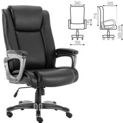 Кресло офисное BRABIX PREMIUM "Solid HD-005" (рециклированная кожа, черное) 531941 в Талице - talica.mebel24.online | фото 2