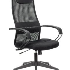 Кресло офисное BRABIX PREMIUM "Stalker EX-608 PL" (ткань-сетка/кожзам, черное) 532090 в Талице - talica.mebel24.online | фото