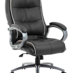 Кресло офисное BRABIX PREMIUM "Strong HD-009" (экокожа черная, ткань серая) 531945 в Талице - talica.mebel24.online | фото