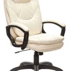 Кресло офисное BRABIX PREMIUM "Trend EX-568", экокожа, бежевое, 532102 в Талице - talica.mebel24.online | фото