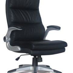 Кресло офисное BRABIX "Fregat EX-510" (рециклированная кожа, черное) 530863 в Талице - talica.mebel24.online | фото 1
