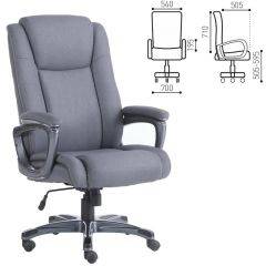 Кресло офисное BRABIX "Solid HD-005" (ткань/серое) 531823 в Талице - talica.mebel24.online | фото