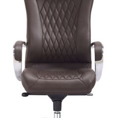 Кресло руководителя Бюрократ _AURA/BROWN коричневый в Талице - talica.mebel24.online | фото 3