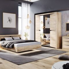 Кровать 1400 парящая с ПМ НКМ Версаль-5 секция №5 в Талице - talica.mebel24.online | фото 2