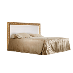 Кровать 2-х спальная (1,8 м) Тиффани штрих-лак/золото  с подъемным механизмом (ТФКР180-1[3]) в Талице - talica.mebel24.online | фото