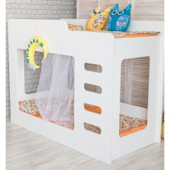 Кровать двухъярусная Незнайка (Телевизор) в Талице - talica.mebel24.online | фото