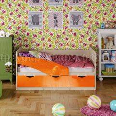 Кровать Бабочки (Оранжевый металлик) 1800 в Талице - talica.mebel24.online | фото