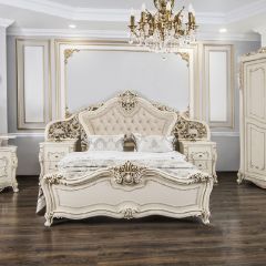 Кровать 1800 Джоконда (крем) в Талице - talica.mebel24.online | фото 6