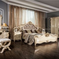Кровать 1800 Джоконда (крем) в Талице - talica.mebel24.online | фото 7