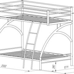 Кровать двухъярусная «Виньола-2» в Талице - talica.mebel24.online | фото 6
