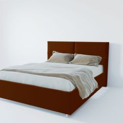 Кровать Корсика с ПМ 1200 (велюр бордо) в Талице - talica.mebel24.online | фото 2